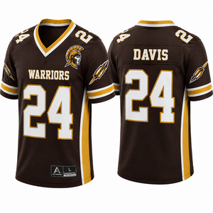 Camiseta de Fútbol Americano Personalizada para Hombre, Uniforme de Equipo, Transpirable, de Secado Rápido, con Número Personalizado, Venta al Por Mayor OEM - Product Image 3