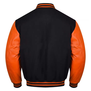 Wholesale High Quality Chenille Embroidery Patchwork Streetwear Winter <b>Jacket</b> <b>Bomber</b> Letterman <b>Men</b> Leather <b>Varsity</b> <b>Jacket</b> - Product Image 5
