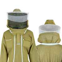Combinaison de travail d'apiculture en coton Costume d'abeille antistatique fourni par l'usine pour l'apiculteur Vente en gros en vrac