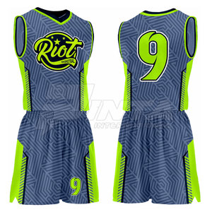 Venta caliente Uniforme de baloncesto Poliéster Hecho Uniforme de baloncesto Precio barato Uniforme de baloncesto - Product Image 2