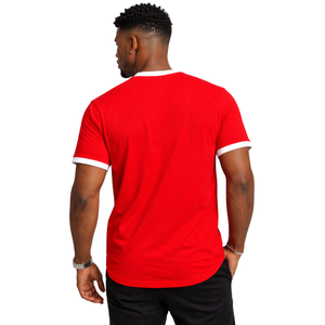 Kappa Alpha Psi Red Premium <b>Henley</b> Shirt True To Size Soft Cotton Blend Button Placket Embroidered Greek Letter Crest - Product Image 2
