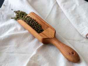 Cuchara medidora de madera de haya con logotipo personalizado de alta calidad, cuchara medidora para granos de café, cuchara de mesa de madera para frijoles enteros - Product Image 5