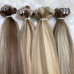 Cabello virgen 100% en trama Cabello humano crudo liso natural de alta calidad Un donante - Product Image 2