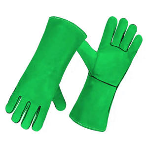 Red Cow Split Leather <b>Welding</b> <b>Gloves</b> Leather Industrial Safety Hand Protection <b>Gloves</b> Heavy Duty Flame Resistant Workman <b>Gloves</b> - Product Image 4