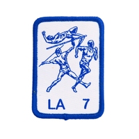 Fabrication de broderie Logo personnalisé étiquette tissée drapeau de pays fer sur patch