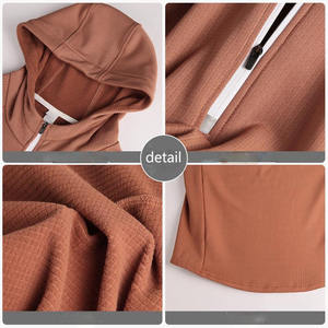 Sweat à capuche zippé de haute qualité pour hommes sweat à capuche d'hiver personnalisé coupe ajustée surdimensionné séchage rapide respirant jogging porter des sweats à capuche - Product Image 3