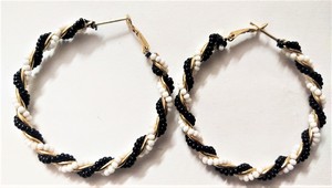 คําแถลงลูกปัดต่างหูแฟชั่นโบฮีเมียนเครื่องประดับทําด้วยมือต่างหูลูกปัดเรขาคณิตแฟชั่นผู้หญิงแฟชั่นต่างหู - Product Image 6