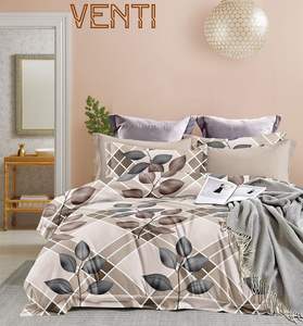 Soft Printed Venti <b>King</b> <b>Size</b> Fade Resistant 400TC Microfiber All-Season Flat Bedsheet 3 PCS Set 2 <b>Pillow</b> Cases for Hotel Use - Product Image 6