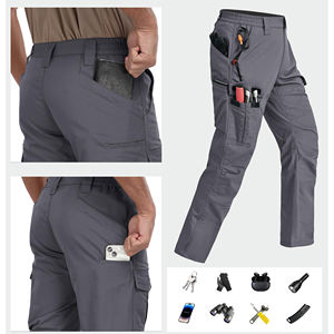 Pantalones Cargo de Senderismo para Hombre con Múltiples Bolsillos, Transpirables, de Corte Holgado, Impermeables, Tácticos, para Camping y Escalada en Roca - Product Image 3