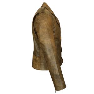 Custom <b>Men's</b> <b>Biker</b> Leather <b>Jacket</b> Natural Rustic Marks Cowhide Motorcycle Classic Style Leather <b>Jacket</b> 2024 Stand Collar - Product Image 5