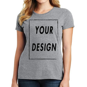 Camiseta unisex de algodón de alta calidad, personalizada, manga corta, impresa digitalmente, informal de verano, de talla grande, con logotipo, bordado sólido para hombres - Product Image 3