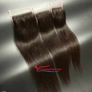 จัดส่งตอนนี้Super Thin HDลูกไม้5X5 6X6 Lacปิดโปร่งใสHDลูกไม้ด้านหน้าผู้ขายIWithเวียดนามดิบต่อผม - Product Image 2