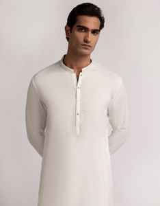 Vêtements islamiques en gros, kurta shalwar en coton de grande taille, spécial Eid pakistanais, pour hommes, robe de fête de mariage - Product Image 2