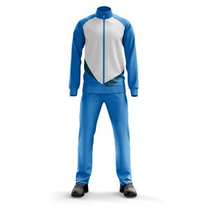 Chándal de terciopelo personalizado de poliéster de talla grande con sublimación, chándal informal para hombre con cremallera completa, chándales de fútbol para correr para hombre - Product Image 5