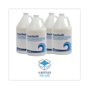 Jabón Líquido para Manos Boardwalk de 1 Galón, Loción Limpiadora Suave con Aroma a Cereza, Blanco, 4/Caja - Ingredientes Principales: Glicerina, Agua - Product Image 6