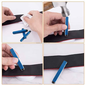 Outil de poinçonnage en acier pour la fabrication de bijoux Boasta, poinçon en métal trempé de 78 mm, tige de 8 mm, outil de gravure de motifs texturés pour l'or, l'argent <span class=keywords><strong>et</strong></span> le cuivre - Product Image 3