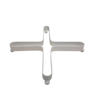 Recién llegado, salvamanteles de hierro en forma de X de estilo moderno, decoración de mesa con recubrimiento de polvo negro mate para cocina a granel - Product Image 5