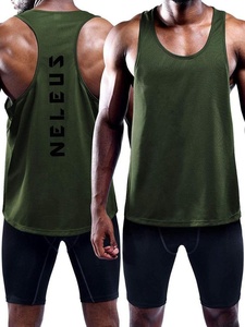 Wholesale Custom Cotton <b>Stringer</b> Gym <b>Vest</b> Fitness Singlet Workout Muscle Bodybuilding Breathable Men's <b>Vests</b> - Product Image 5