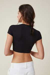 Crop top femme, design 2022, impression logo personnalisée, coton, coupe slim, été, éco-responsable - Product Image 6