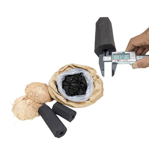 Gril à charbon de bois de taille personnalisée écologique du fabricant du Vietnam livraison rapide motif hexagone de narguilé en coquille de noix de coco fabriqué à la machine - Product Image 4