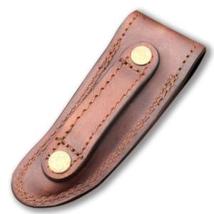 Funda de cuero de artesanía fina hecha en fábrica de alta calidad para cuchillos de hoja de 4 pulgadas - Product Image 2