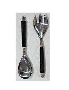 Cuillère en acier de meilleure qualité avec poignée en résine pour serveur de conception de fourchette avec mariage et cuisine à domicile - Product Image 4