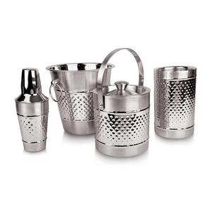 Outils les plus vendus Seau à glace Shaker à cocktail Ensemble de refroidisseur de vin Kit de barman Accessoires de bar en acier inoxydable - Product Image 1