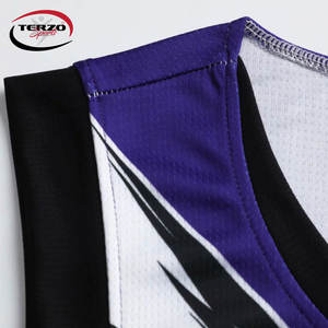Concevez votre propre uniforme de basket-ball 100% polyester dernier style ensemble d'uniformes de basket-ball de meilleure qualité - Product Image 5
