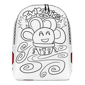 IW Comics Fiore Minimalista # 1 zaino da viaggio con rivestimento in poliestere, borsa da viaggio con disegni a fumetti - Product Image 1