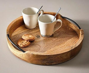 Tradebyd Designer Plateau en bois Plateau de service artisanal rustique pour cuisine, salle à manger, mariage et cadeaux - Product Image 4