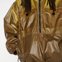 Fabricant personnalisé Vestes imperméables réactives à la chaleur Manteau extérieur fermeture éclair thermochromique en nylon ripstop Veste coupe-vent