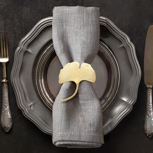 Rond de serviette fini or au design tendance avec motif Dragon Fly en relief Rond de serviette de haute qualité pour restaurant mariage à la maison - Product Image 5