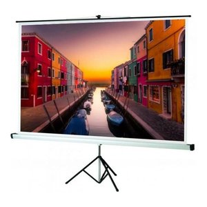 Superior 200X200 1220 3D Projection Screen Matte White 4K Resolution Metal Projector Screen 16:9 Available 180 150 130 120 Inch - Product Image 1