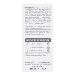 Argital Champú Líquido 250ml para Cabello Graso y Caspa con Arcilla Verde Orgánica y Extracto de Cola de Caballo Anticaspa Unisex Hecho en Italia - Product Image 3