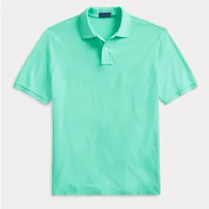 Polo para hombre listo para enviar, camiseta de secado rápido con impresión de logotipo personalizado, Polo personalizado al por mayor, camisetas unisex