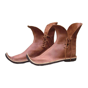 Wholesale High Quality Custom Requirement Logo 100% Leather OEM Design Casual Gothic <b>Boots</b> Shoes - Product Image 1