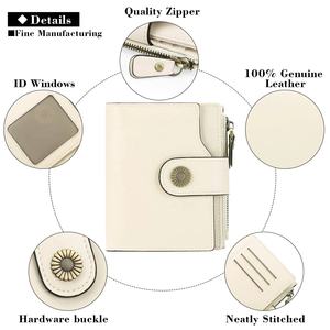 Bolsa de seguridad para dinero con cremallera y logotipo personalizado para mujer al por mayor, monedero, bolsa para depósito bancario en efectivo - Product Image 3