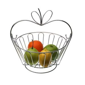 Elegant Apple Shape Fruit Basket Decorative Table Accent Modern Dining Home Decor Centerpiece Stylish Fruit <b>Storage</b> Hot Selling - Product Image 1
