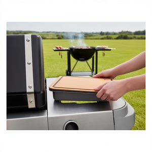 Tabla de Cortar Premium Slate de 76 cm con Contenedor para Accesorios de Barbacoa WORKS 3400131 - Product Image 3