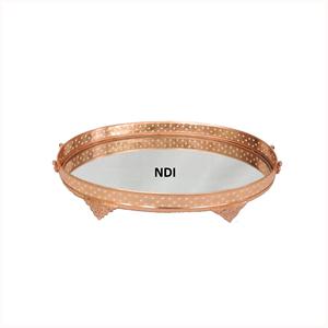 Handmade Rattan Serving Tray for Home Hotel or Restaurant Elegant Dinner Table Decoration <b>Food</b> Serving Dish Home Dinnerware - Product Image 3