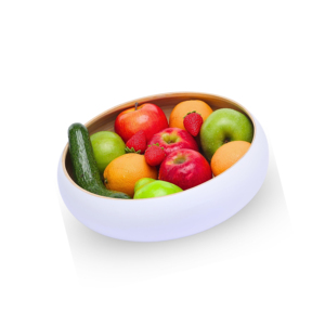Bols à salade en bambou biodégradable écologique fait à la main coffrets cadeaux de cuisine vente en gros de style campagnard moderne multi-usages pour les fruits - Product Image 6