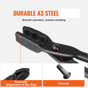 Meilleures ventes de pinces de maréchal-ferrant de fabrication professionnelle pinces de maréchal-ferrant en matériau durable Offre Spéciale pinces de maréchal-ferrant - Product Image 3