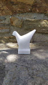 Figurine Pop Art moderne Sculpture en pierre de marbre abstraite faite à la main pour la décoration intérieure Hôtels Fêtes Mariages Technique artisanale - Product Image 4