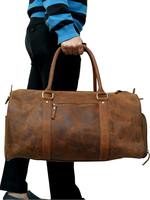 Sac de sport unisexe en cuir véritable pour l'extérieur, nouvelle arrivée, personnalisable, marque privée, haute qualité, durable, élégant, pour voyage et gym