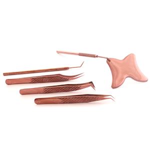 <b>Makeup</b> skincare high quality stainless steel <b>tools</b> handmade mirror with long handle helps magnify facial details for lash work - Product Image 2