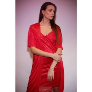Vêtements de nuit en soie flamboyante (Slip & Gown) - Product Image 2