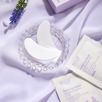 Belle Relief Parche de gel para ojos sin pelusa de alta calidad 5 pares Hecho en Corea Extensiones de pestañas de belleza y cuidado personal