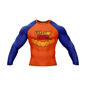 Protector de erupción de alta calidad para hombres y mujeres transpirable StretchableBJJ Jiu Jitsu Kimono Rash Guard para Fitness y actividades al aire libre - Product Image 1