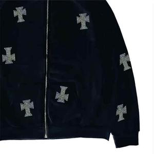 ชุดวอร์มฤดูหนาวแบบยูนิเซ็กซ์ เสื้อฮู้ดและกางเกงขายาว ผ้าโพลีเอสเตอร์/คอตตอน ระบายอากาศได้ดี น้ำหนักเบา ทรงปกติ ชุดลำลองผู้ชาย ไซส์ใหญ่ มีฮู้ด - Product Image 3