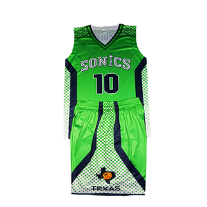 Uniforme de baloncesto juvenil, tela de malla de poliéster, diseño personalizado, pantalones cortos de baloncesto con jersey - Product Image 2